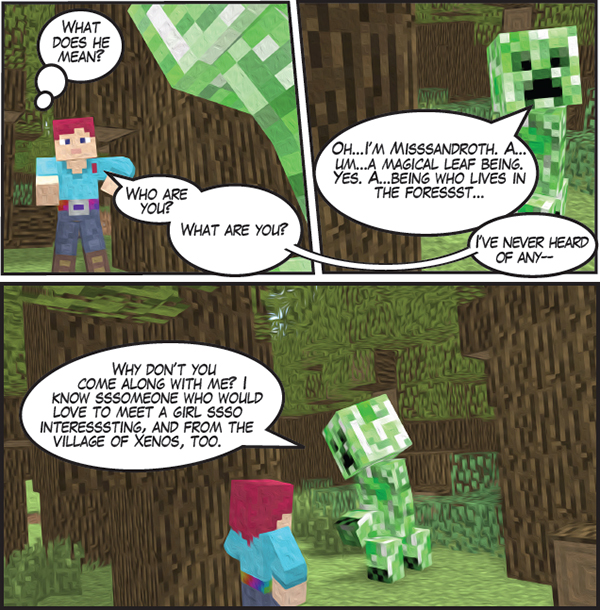 Minecraft Quest for the golden apple an unofficial graphic novel for Minecrafters - photo 20