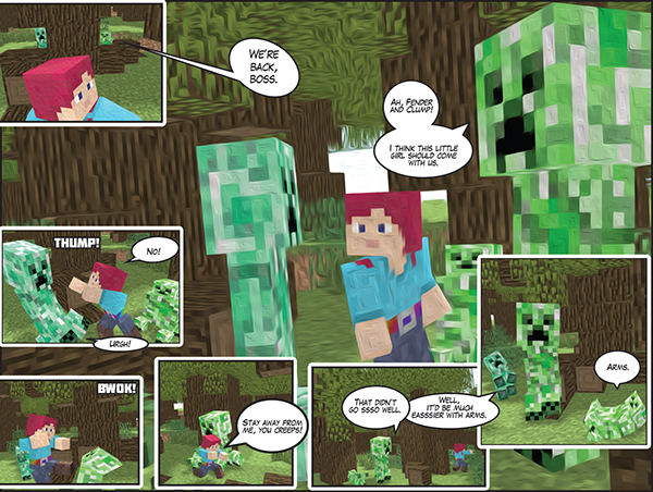 Minecraft Quest for the golden apple an unofficial graphic novel for Minecrafters - photo 22