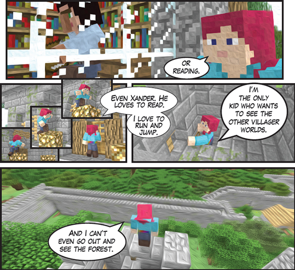 Minecraft Quest for the golden apple an unofficial graphic novel for Minecrafters - photo 31