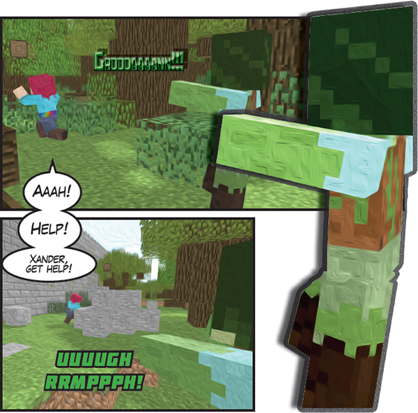 Minecraft Quest for the golden apple an unofficial graphic novel for Minecrafters - photo 5