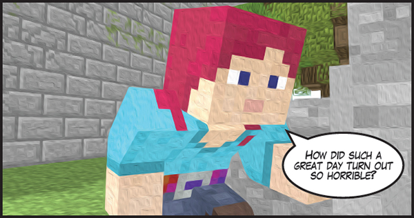 Minecraft Quest for the golden apple an unofficial graphic novel for Minecrafters - photo 6