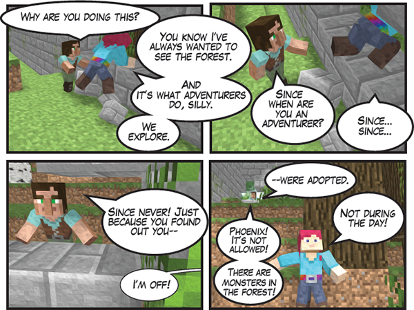 Minecraft Quest for the golden apple an unofficial graphic novel for Minecrafters - photo 10