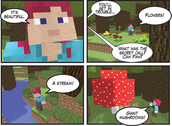 Minecraft Quest for the golden apple an unofficial graphic novel for Minecrafters - photo 11