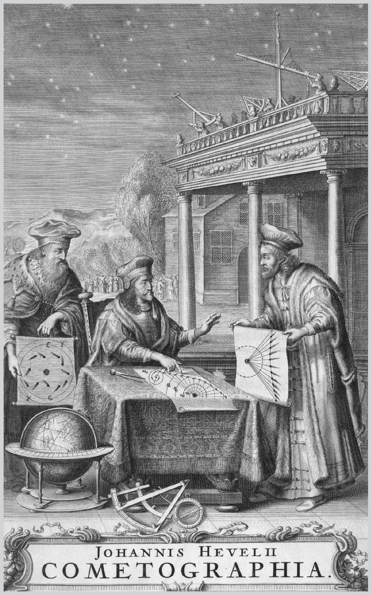 A mythical meeting of minds Aristotle Hevelius and Kepler arguing about the - photo 2