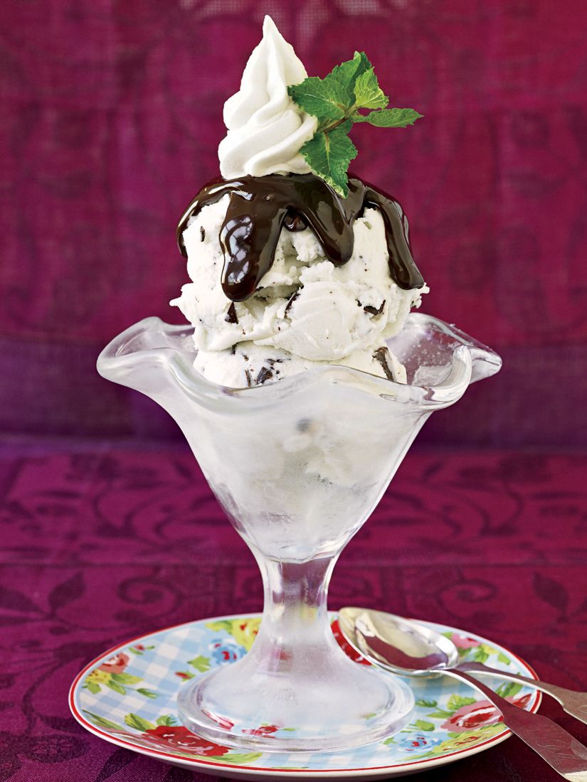 Hot Fudge Sundaes with Mint Chip Ice Cream MAKES 1 QUART Ill admit it Im a - photo 1