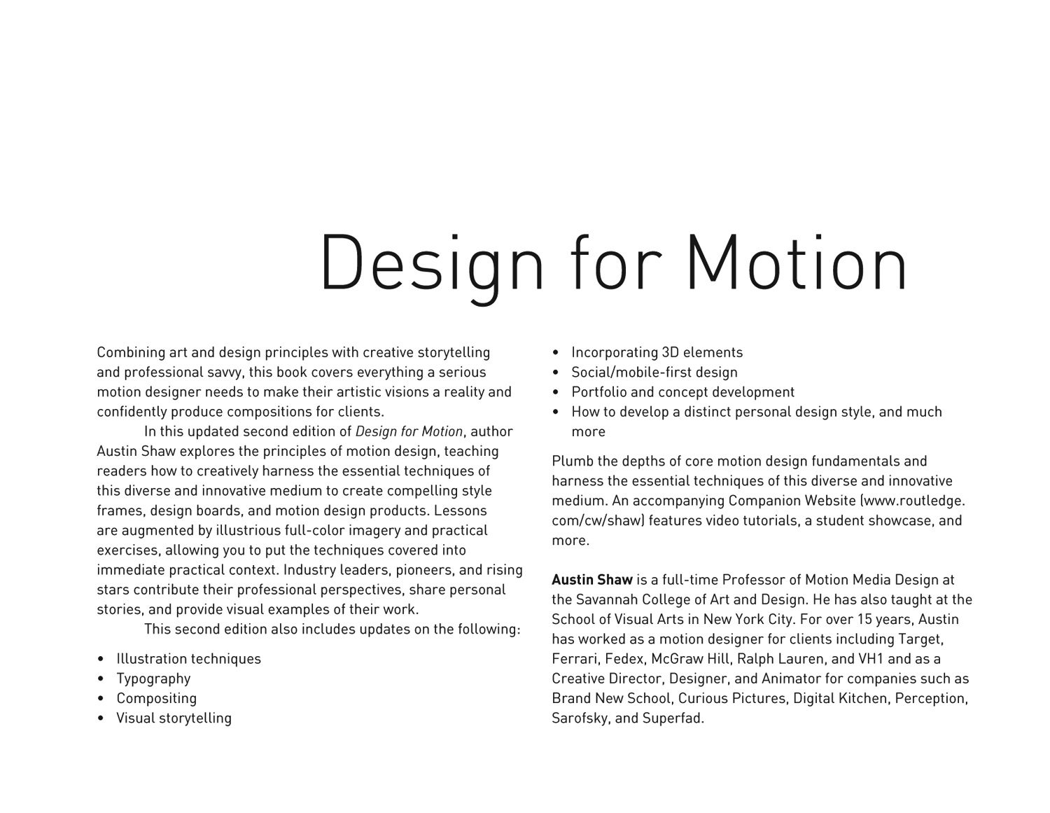 Design for motion fundamentals and techniques of motion design - photo 2