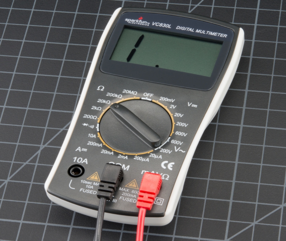 A multimeter is has three sections Display Selection Knob Ports The DISPLAY - photo 6