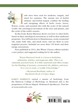 Harrison - The Herbal Alchemists Handbook: a Grimoire of Philtres. Elixirs, Oils, Incense, and Formulas for Ritual Use