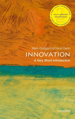 Dodgson Mark - Innovation: a very short introduction