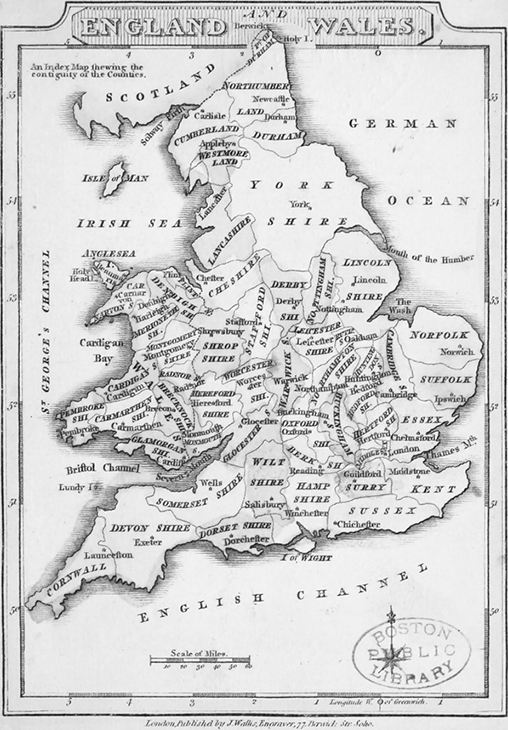 Map of English Counties Gypsies hover around the margins of English society - photo 3