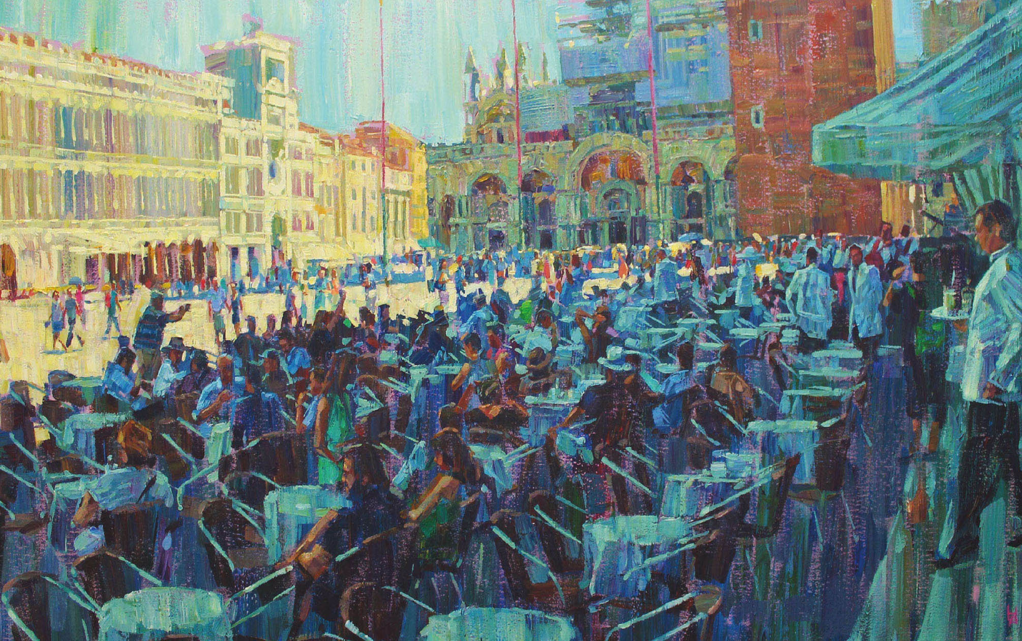 Welcome 30 48in acrylic on canvas Cityscapes and Venice go hand in hand and - photo 4