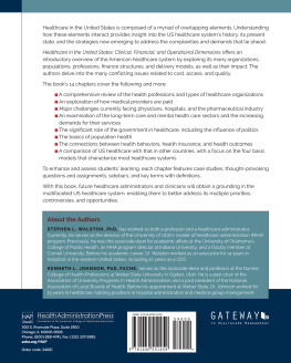 Kenneth L. Johnson - Healthcare in the United States: Clinical, Financial, and Operational Dimensions