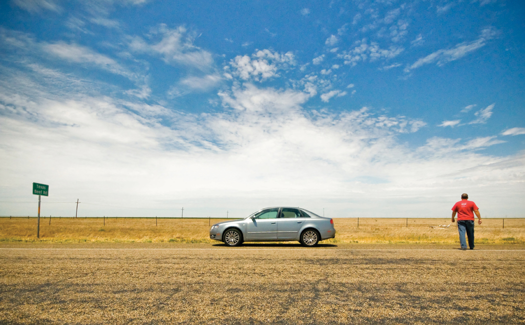 The author at Hwy 152 and Texas Beef Rd just west of Borger After visiting - photo 11