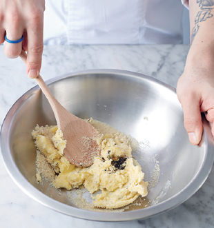 STEP N o 2 MIX the butter and sugar together with a wooden spoon until well - photo 10