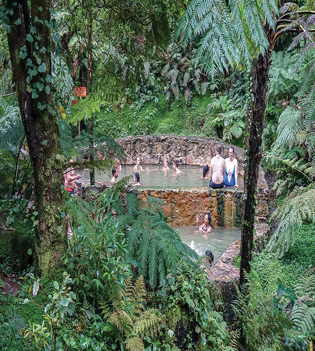 Caldeira Velha thermal pool Ajuda Hill Topo Lighthouse The influence of - photo 8