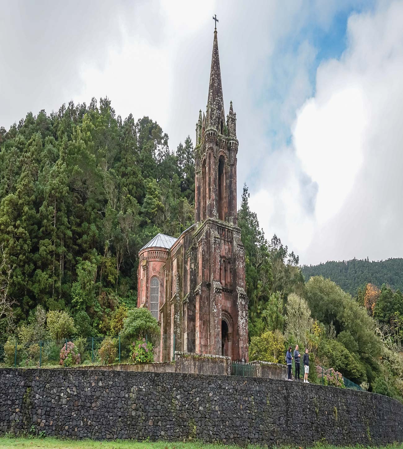 Furnas Lake church Terra Nostra Park - photo 12