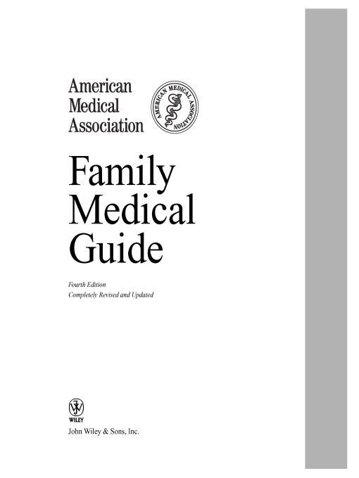 Table of Contents Other Books by the American Medical Association American - photo 1