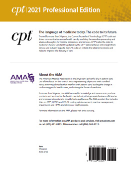 American Medical Association CPT 2021 Professional Edition