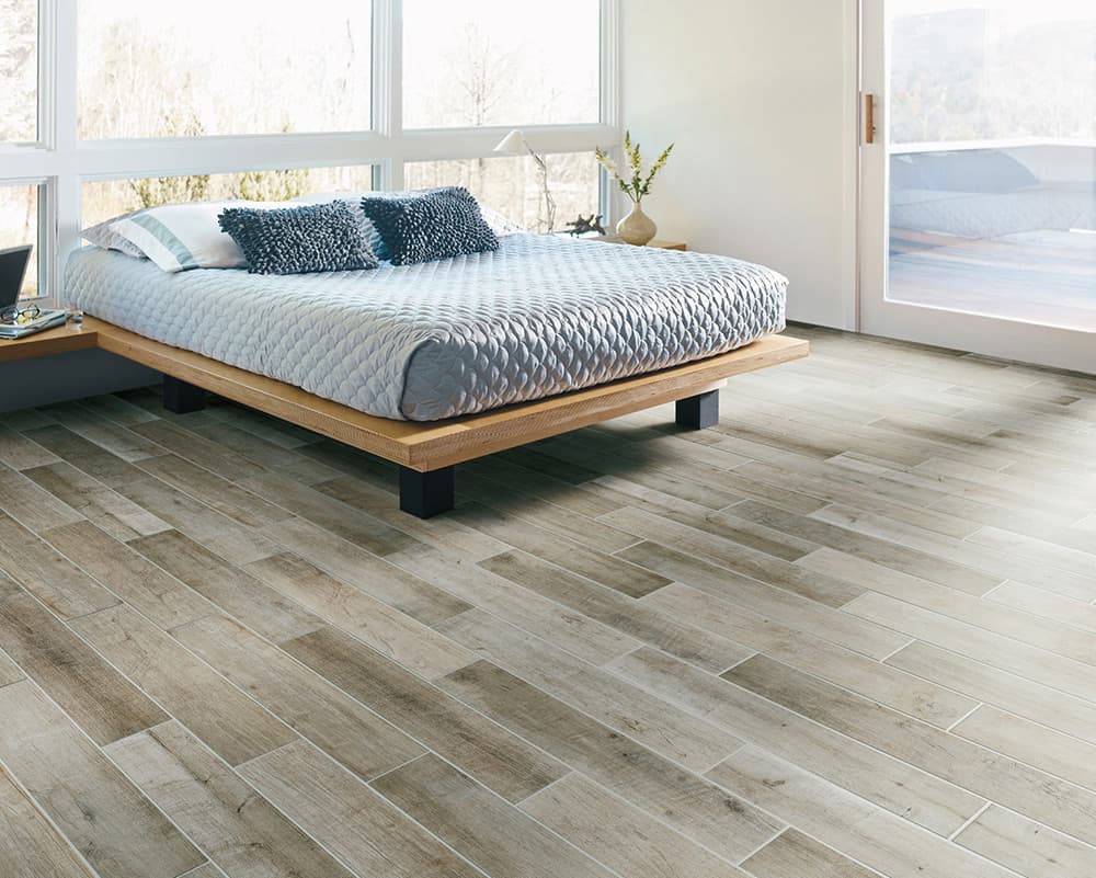 Rethink wood floors with faux-wood porcelain tiles Easy to clean durable and - photo 9