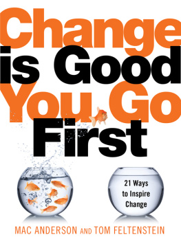 Anderson - Change Is Good...You Go First