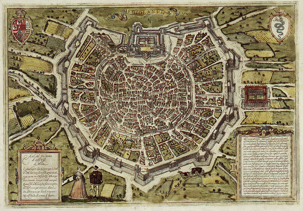 A map of Milan in the 16 th Century Chalk portrait of Caravaggio by - photo 7