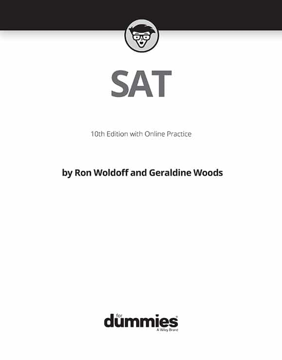 SAT For Dummies 10th Edition with Online Practice Published by John Wiley - photo 2