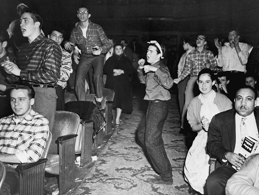 A rock n roll audience February 1957 New York NY BettmannCORBIS R OCK N - photo 4