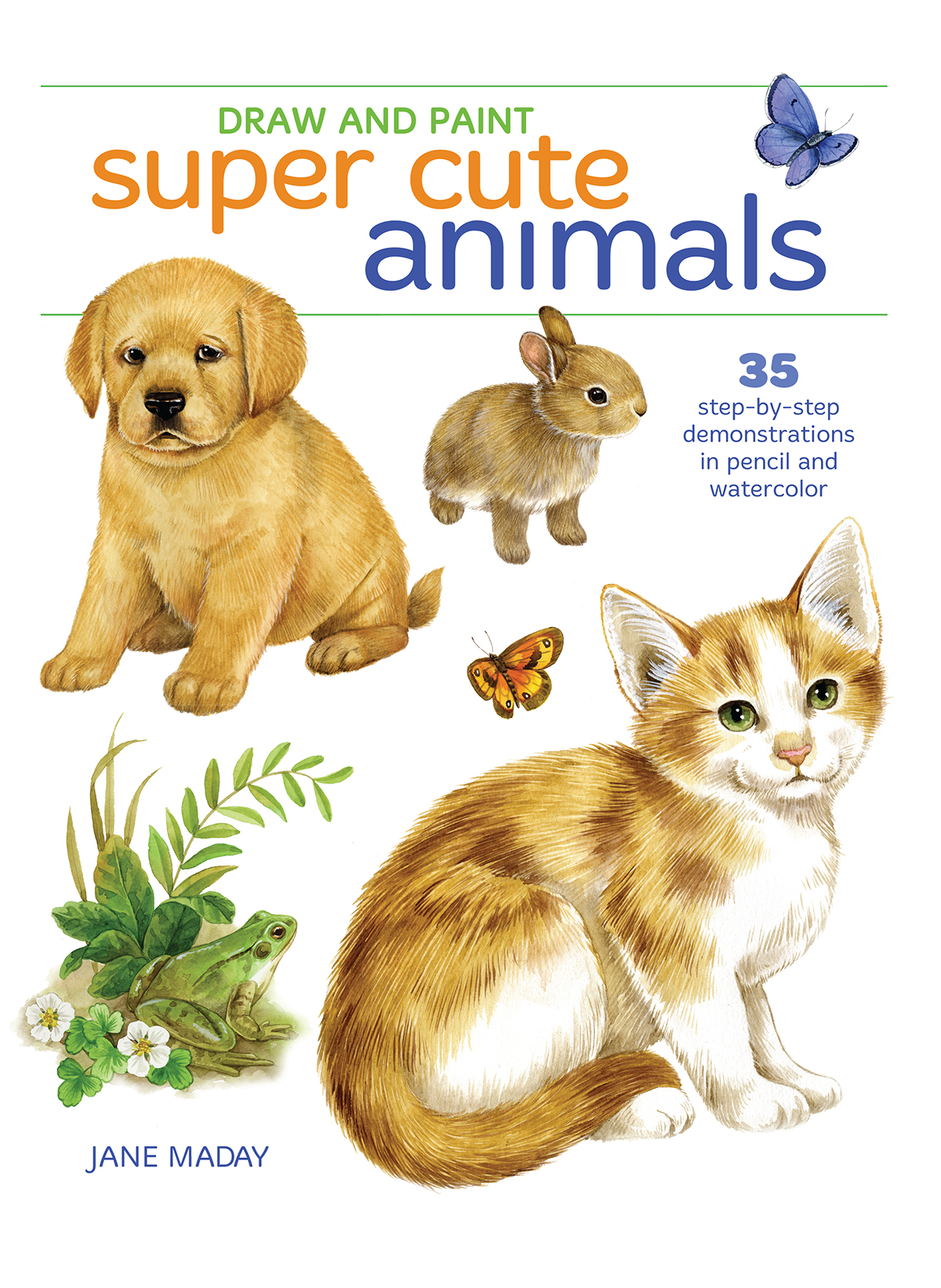 Draw and paint super cute animals 35 step-by-step demonstrations - image 1