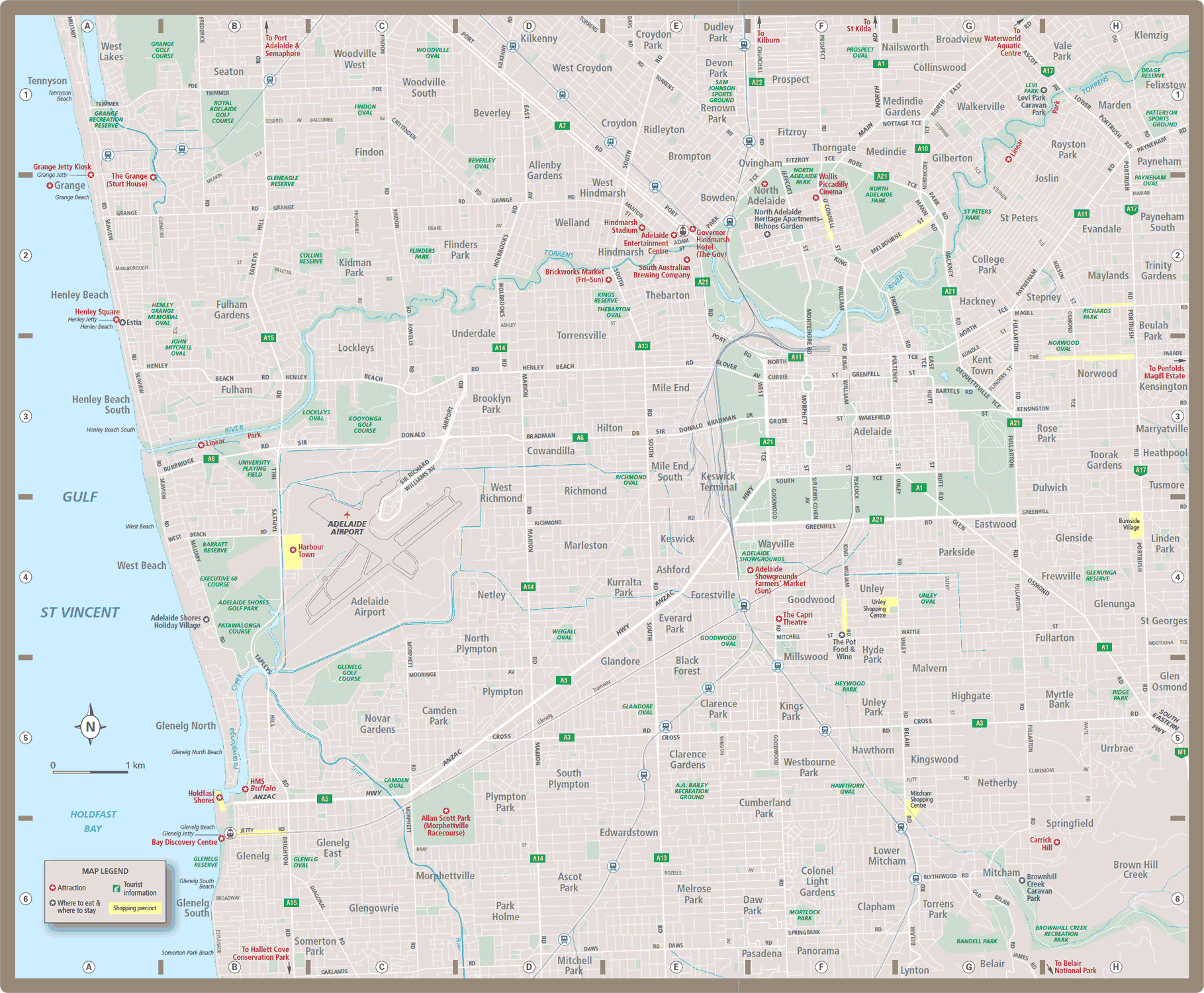 This part of Adelaide is based around two features North Terrace a tree-lined - photo 5