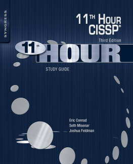 Feldman Joshua - Eleventh Hour CISSP, 3rd Edition