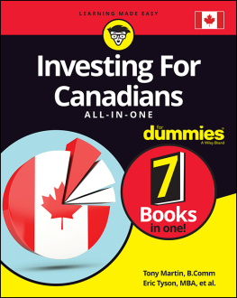 Consumer Dummies Investing For Canadians All-in-One For Dummies