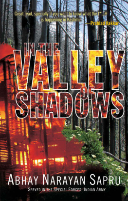 Abhay Narayan Sapru In the Valley of Shadows