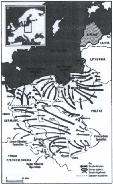 An overview of Soviet operations JanuaryApril 1945 News of the destruction - photo 1