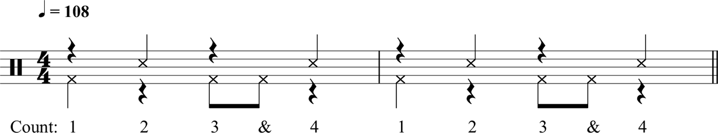 The following example is a simple two-chord progression with the bass playing - photo 4