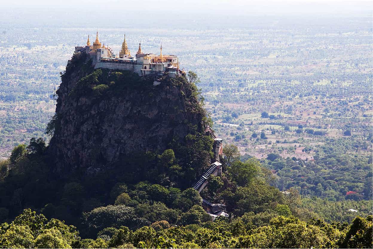 Mount Popa Climb the steps leading to the top of this spectacular rock - photo 12