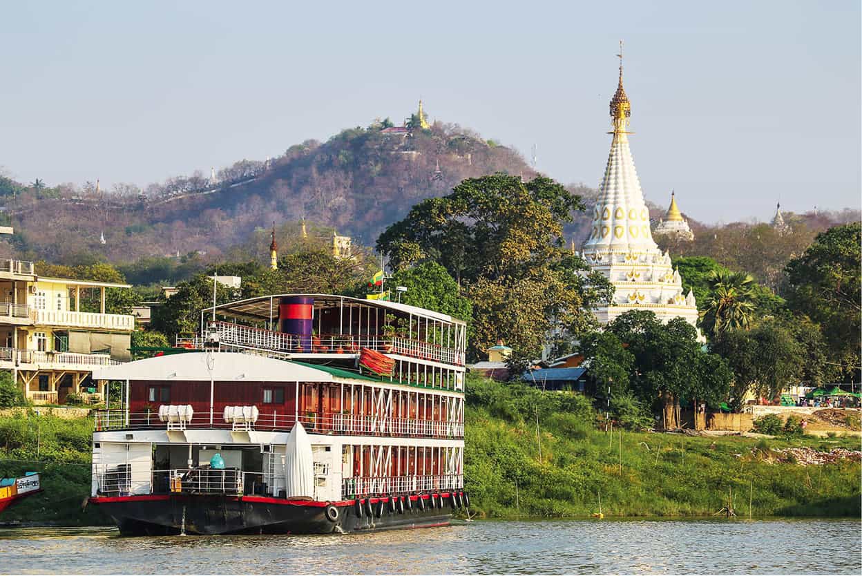 Cruising the Ayeyarwady Whether you travel by luxury cruiser or creaky - photo 11