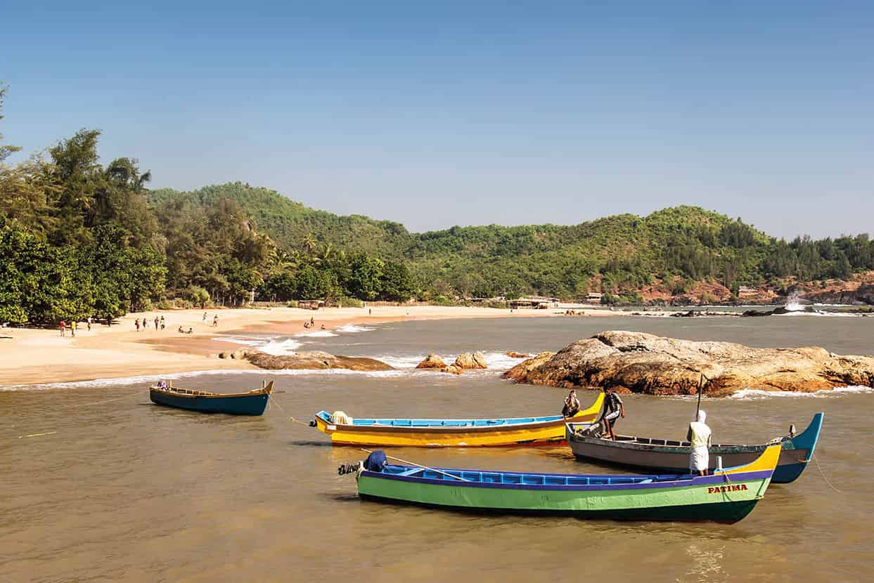 Gokarna The crescent-shaped beaches of Gokarna backed by the craggy coastal - photo 13