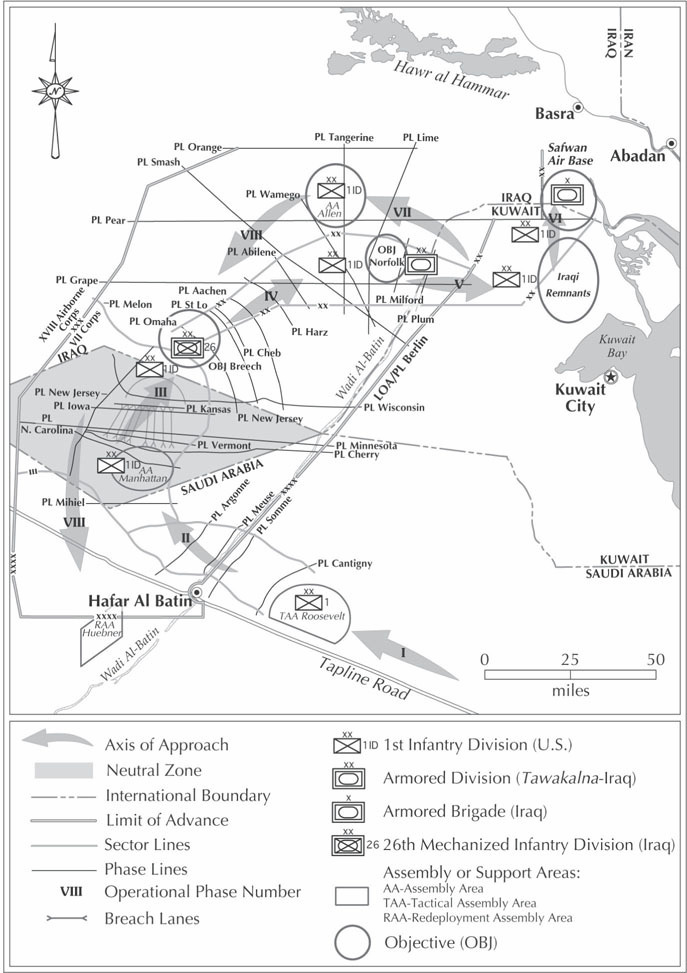 Movements of the 1st Infantry Division from January to April 1991 Introduction - photo 7