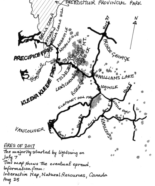 BC s Wildfires of 2017 based on Natural Resources Canadas Interactive Maps - photo 6