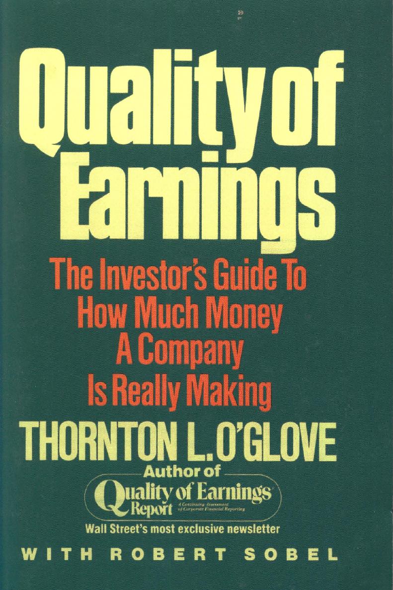 Quality of Earnings - photo 1