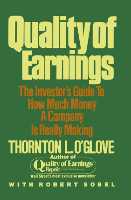 Thornton L. OGlove - Quality of Earnings