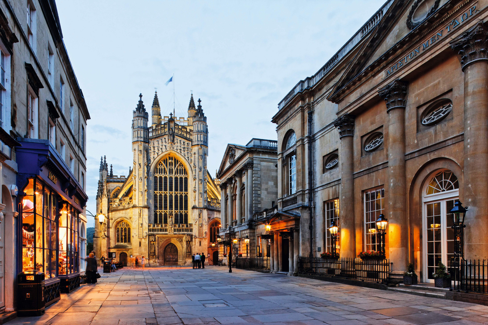 View of Bath Abbey and the Pump Room Corbis Declared a Unesco World Heritage - photo 4