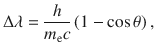 14 where denotes a shift in wavelength of the scattered beam is a rest - photo 17