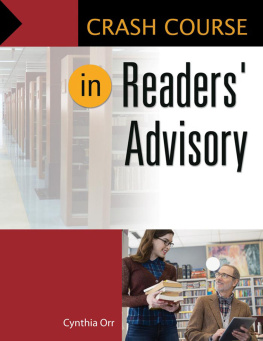 Cynthia Orr Crash Course in Readers Advisory