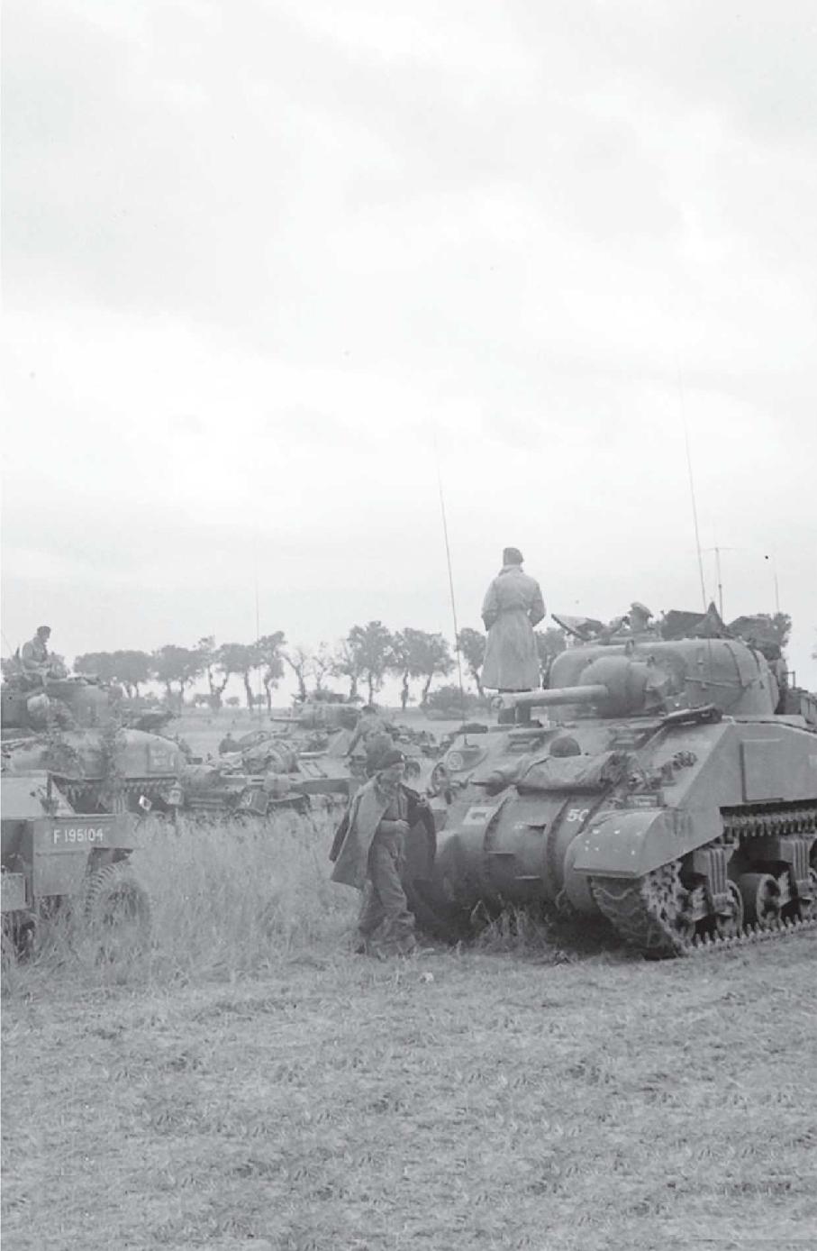 Shermans assembling for Operation EPSOM - photo 29