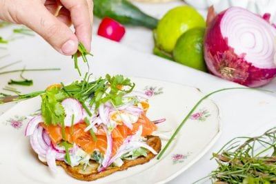 Herbed quinoa patties with sweet-tangy sauce Serves Preparation Time 10 - photo 7