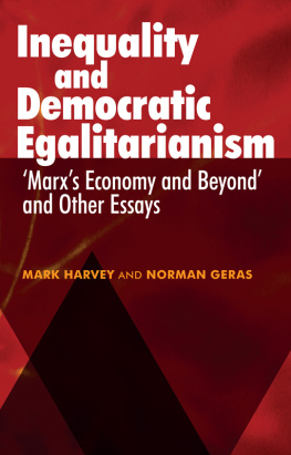 Mark Harvey - Inequality and Democratic Egalitarianism