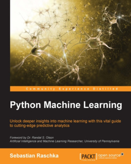 Raschka Python Machine Learning