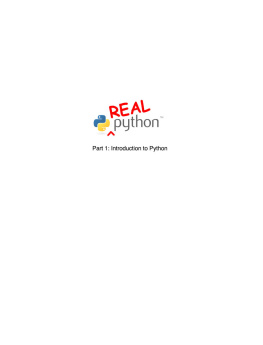 Unknown Real Python Part 1: Introduction to Python