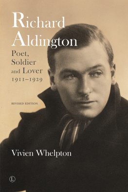 Aldington Richard(Editor) Richard Aldington: Imagist Dialogues: Letters Between Aldington, Flint and Others